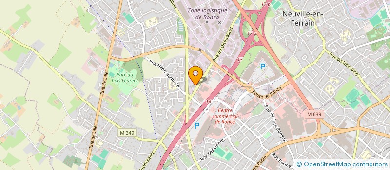 localisation de l'entreprise THETRUCKCOMPANY à RONCQ