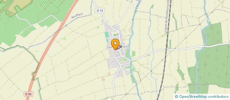 localisation de l'entreprise THEUGO  GUNDOLSHEIM