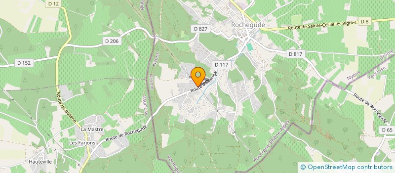 localisation de l'entreprise THEUILLON FACADE  ROCHEGUDE