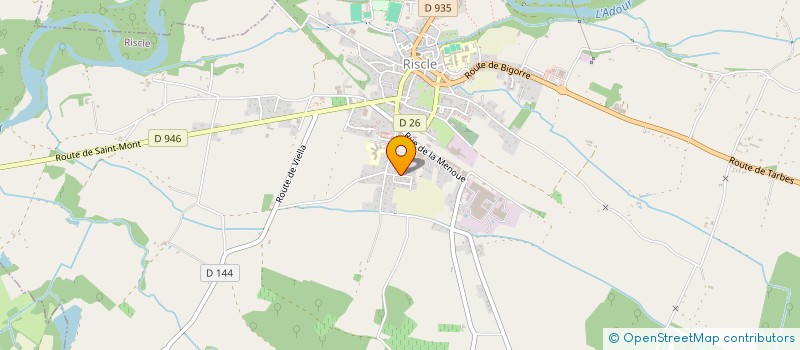 localisation de l'entreprise THEUX GILLES  AURENSAN