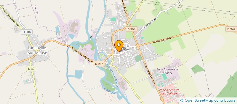 localisation de l'entreprise THEVAL  STENAY