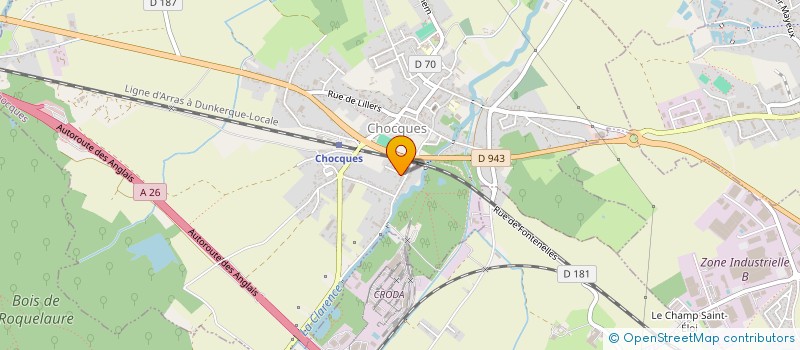 localisation de l'entreprise THEVALEA  CHOCQUES