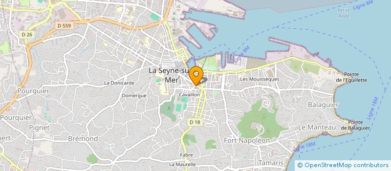 localisation de l'entreprise THEVAPIL à LA SEYNE-SUR-MER