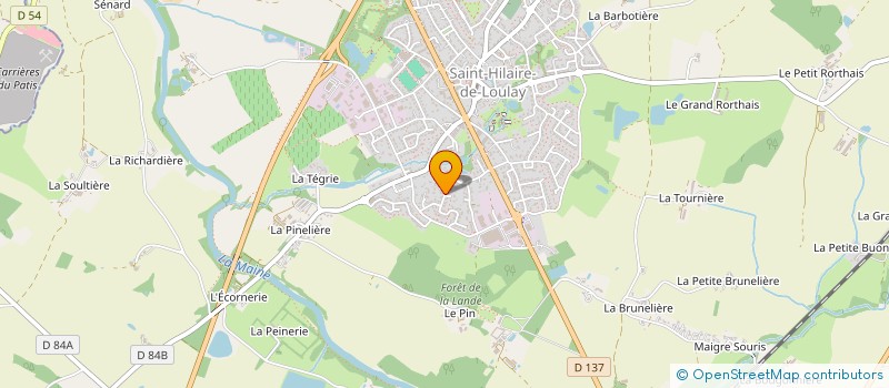localisation de l'entreprise THEVARO à MONTAIGU-VENDEE