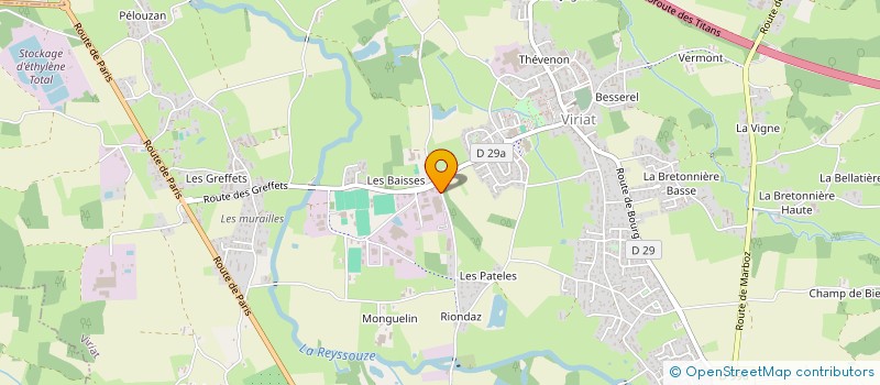 localisation de l'entreprise THEVENARD ET FILS à VIRIAT