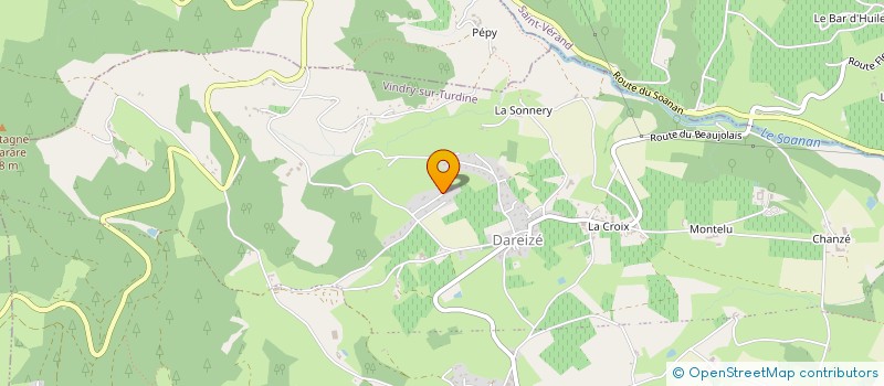localisation de l'entreprise THEVENIN PAYSAGES  VINDRY-SUR-TURDINE