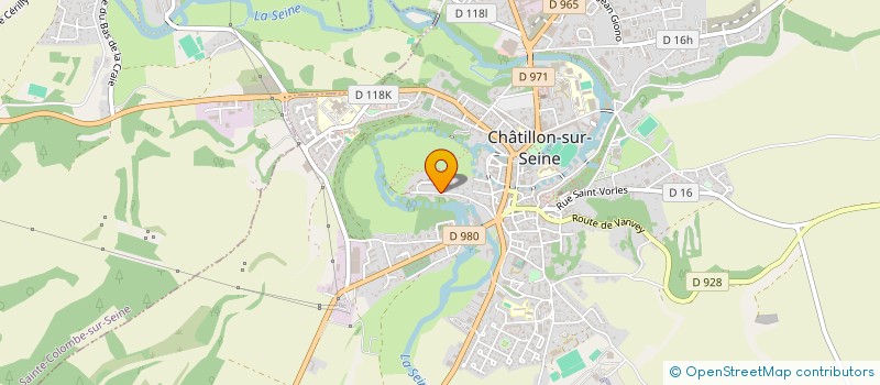localisation de l'entreprise THEVENIN-RENAUT  CHATILLON-SUR-SEINE