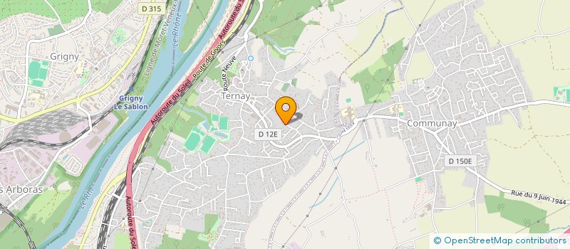 localisation de l'entreprise THEVENON ET LAURUT  TERNAY