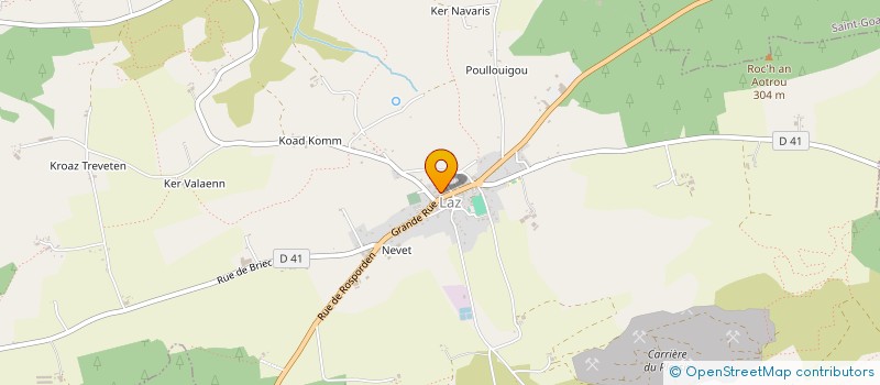 localisation de l'entreprise THEVENON VINCENT EURL  LAZ