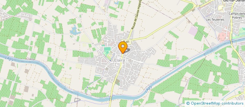 localisation de l'entreprise THEVENOT 66  CLAIRA