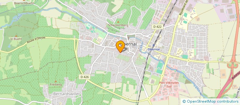 localisation de l'entreprise THEVENOT BUSINESS DEVELOPMENT TBD  OBERNAI