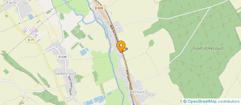 localisation de l'entreprise THEVES ESPACES VERTS  HECOURT