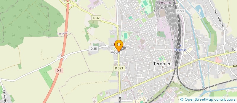 localisation de l'entreprise THEVESTE  TERGNIER