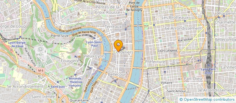 localisation de l'entreprise THEVFAB SAS à LYON