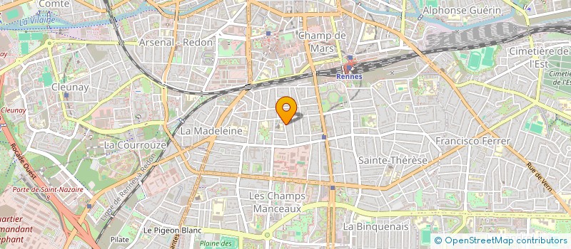 localisation de l'entreprise THEVICE  RENNES