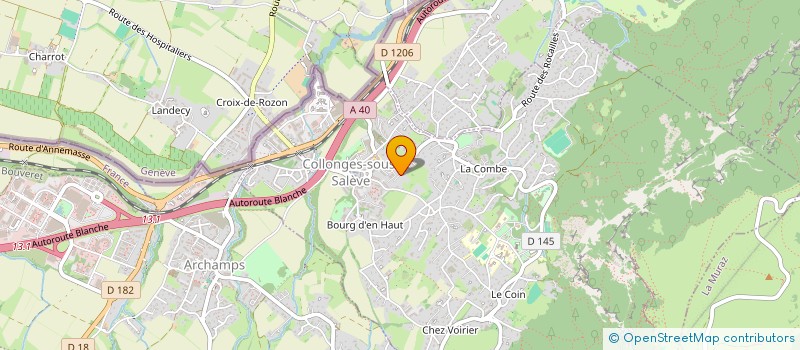 localisation de l'entreprise THEWHITERABBIT  COLLONGES-SOUS-SALEVE