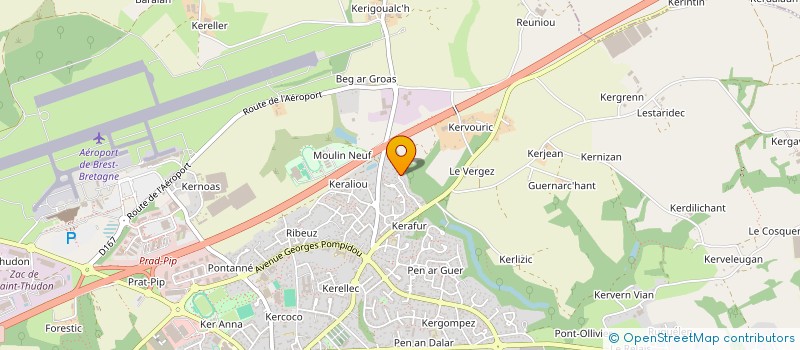 localisation de l'entreprise THEWISA  GUIPAVAS