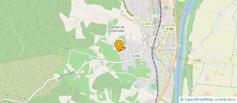 localisation de l'entreprise THEY  BOURG-SAINT-ANDEOL