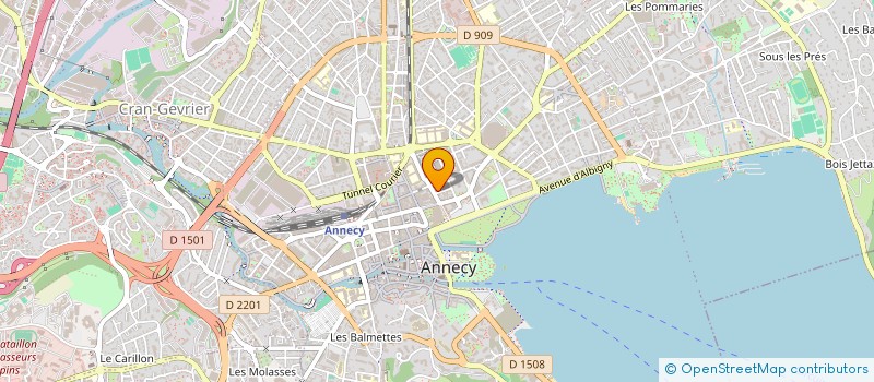 localisation de l'entreprise THEYEQ à ANNECY