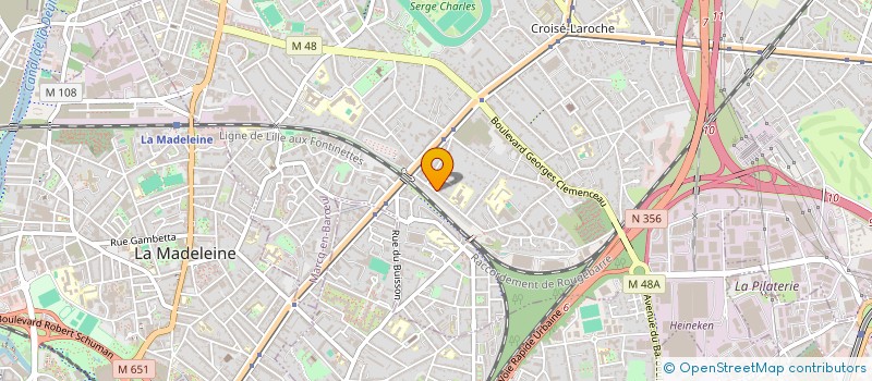 localisation de l'entreprise THEZAGA à MARCQ-EN-BARŒUL
