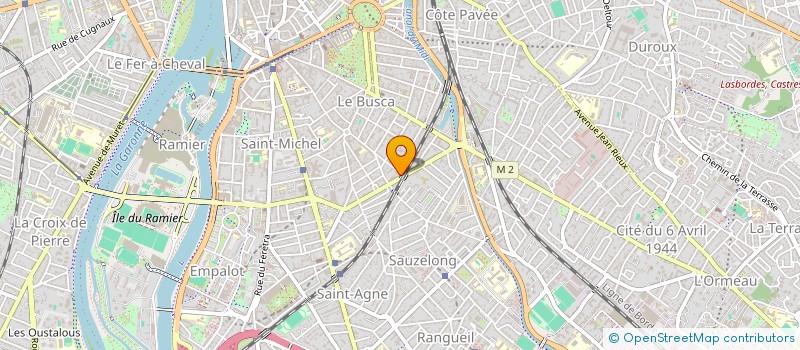localisation de l'entreprise THF à TOULOUSE