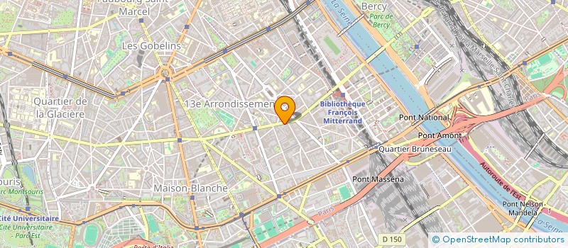 localisation de l'entreprise THFG  PARIS