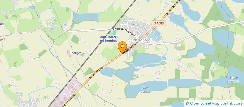 localisation de l'entreprise THG GROUPE  SAINT-MARCEL