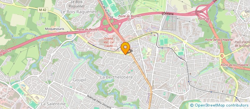 localisation de l'entreprise THH INVEST à ORVAULT