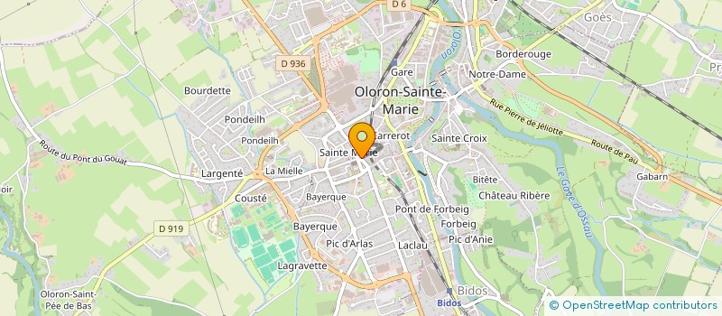 localisation de l'entreprise THI'LU  OLORON-SAINTE-MARIE