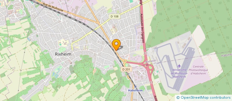 localisation de l'entreprise THI'MANGA  RIXHEIM