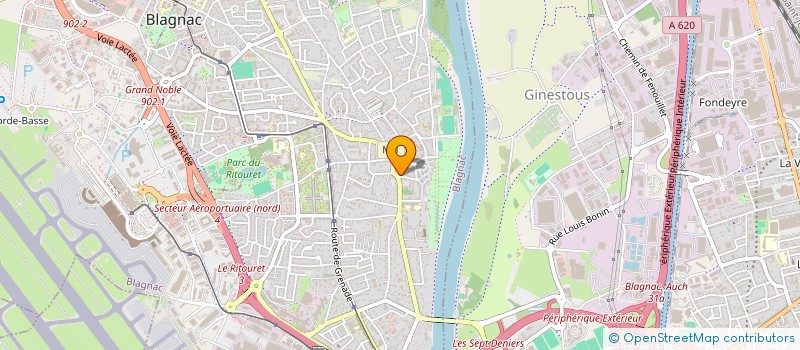 localisation de l'entreprise THI MAU TU  BLAGNAC