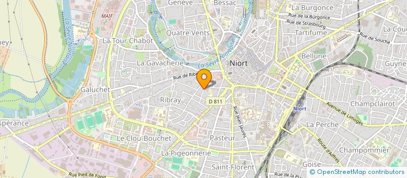 localisation de l'entreprise THI THAI  NIORT