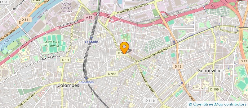 localisation de l'entreprise THI TO NHI CONSEIL à COLOMBES