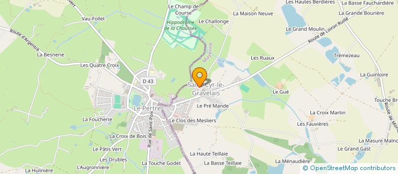 localisation de l'entreprise THIABIN  SAINT-CYR-LE-GRAVELAIS