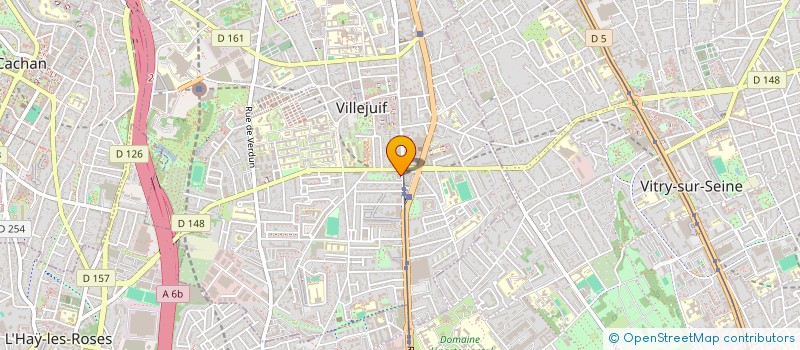 localisation de l'entreprise THIAIS CAQUELIN à VILLEJUIF
