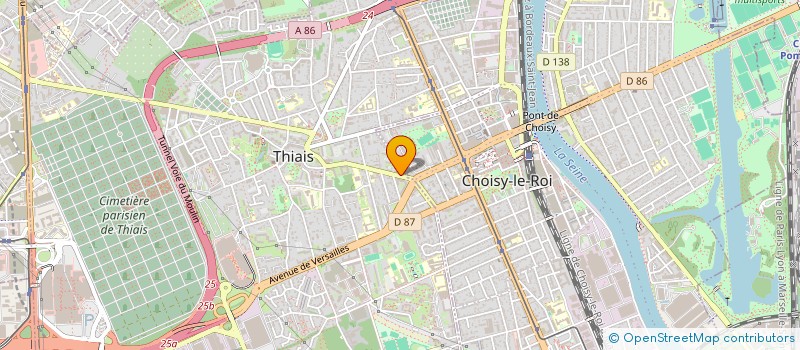 localisation de l'entreprise THIAIS SPORTS à THIAIS