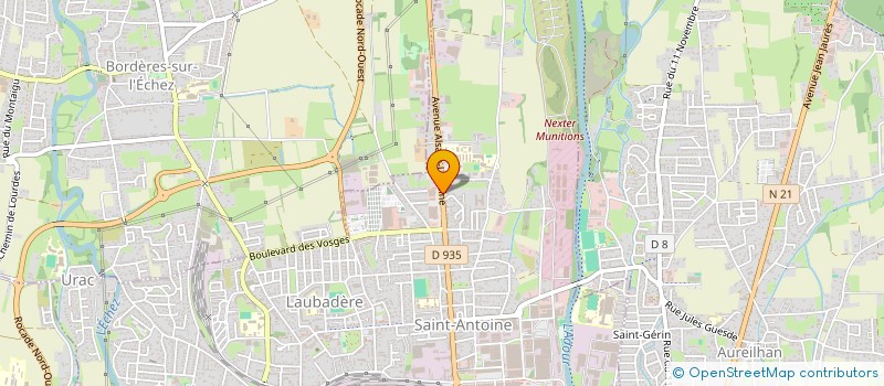 localisation de l'entreprise THIALE  TARBES