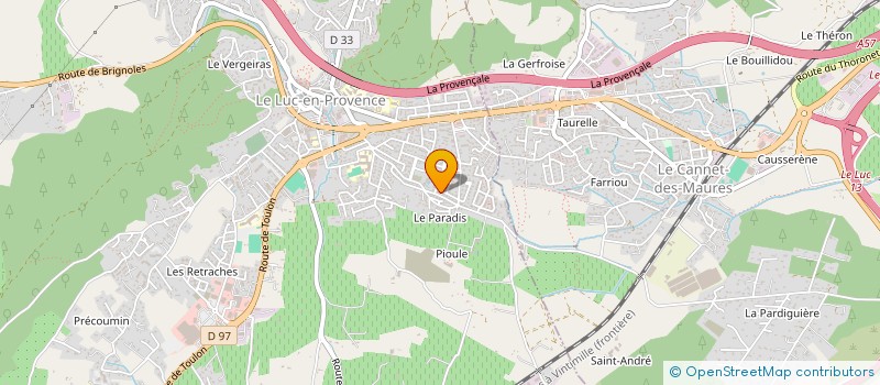 localisation de l'entreprise THIALEX  LE LUC