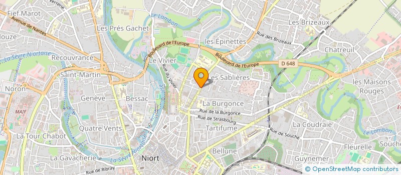 localisation de l'entreprise THIANN à NIORT