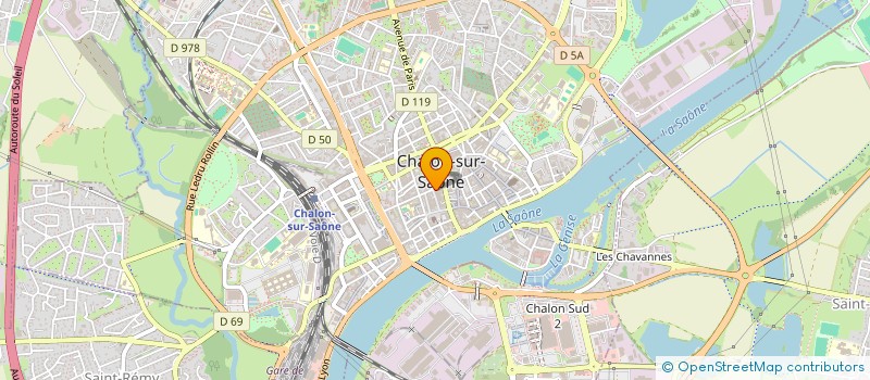 localisation de l'entreprise THIARD  CHALON-SUR-SAONE