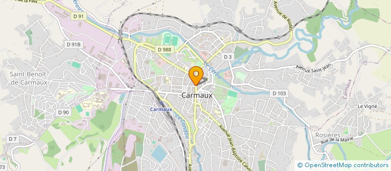 localisation de l'entreprise THIB'AUDITION  CARMAUX