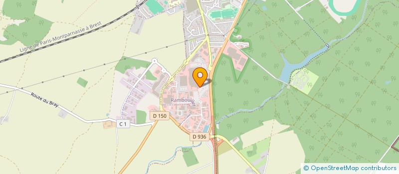 localisation de l'entreprise THIB ESTHETIQUE à RAMBOUILLET