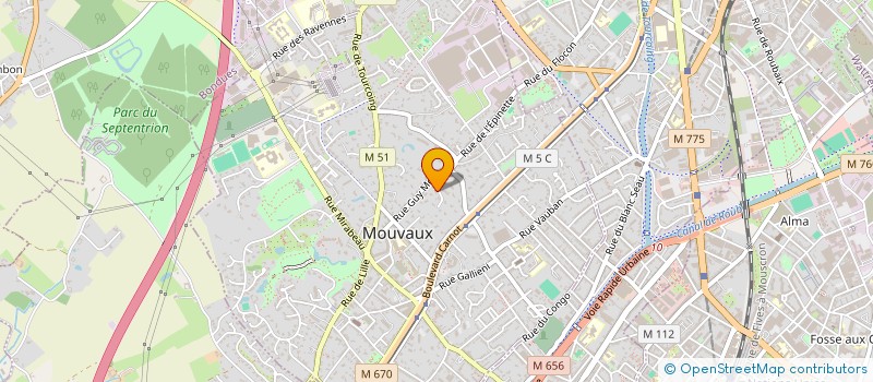 localisation de l'entreprise THIB'HOME  MOUVAUX