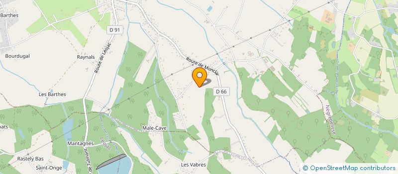 localisation de l'entreprise THIBAUD 38  SAINT-ETIENNE-DE-TULMONT