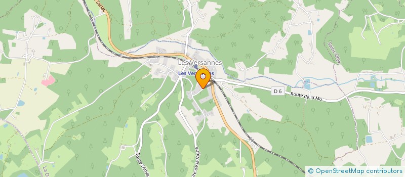 localisation de l'entreprise THIBAUD  SAINT-PIERRE-DE-CHIGNAC