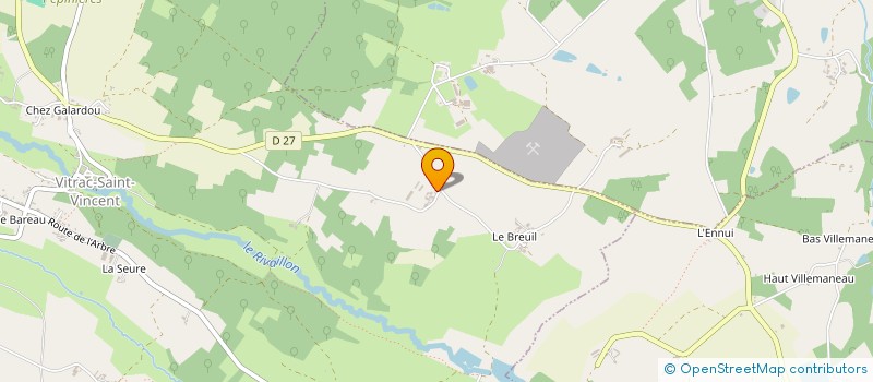 localisation de l'entreprise THIBAUD à LESIGNAC-DURAND