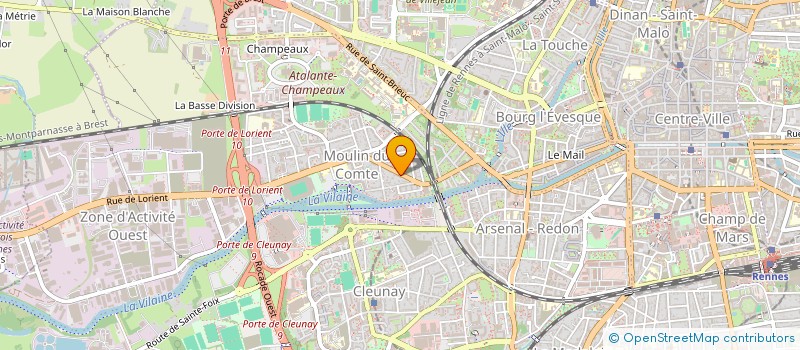 localisation de l'entreprise THIBAUD ERHEL IMMOBILIER  RENNES