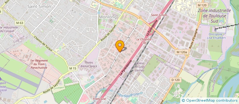localisation de l'entreprise THIBAUD LOCATION à TOULOUSE