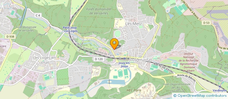 localisation de l'entreprise THIBAUD REBOUR  JOUY-EN-JOSAS