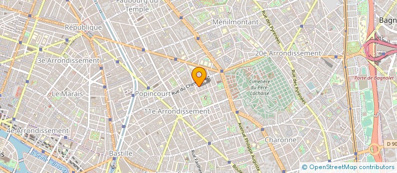 localisation de l'entreprise THIBAUDE DE PAMPILLE à PARIS